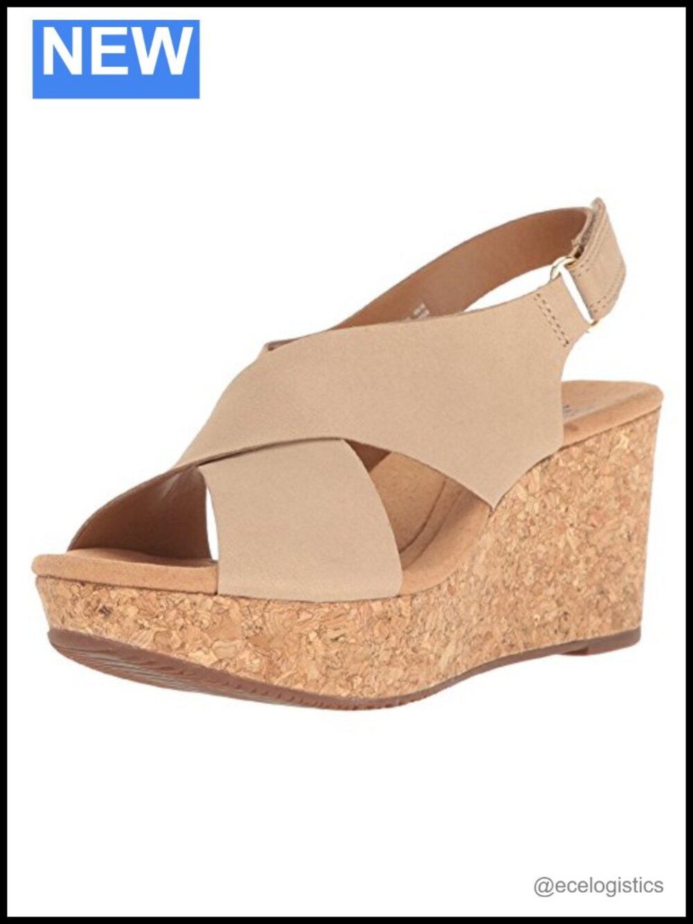 Wedge Sandal with Ortholite Footbed and Cushion Soft Technology